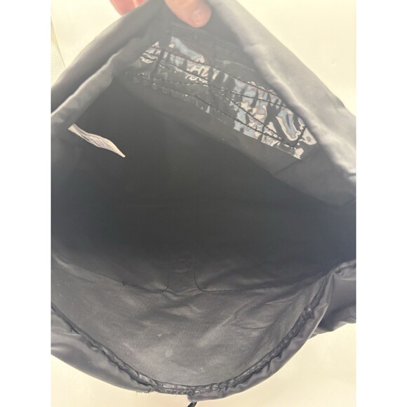 Vintage 90s Sasson Canvas Backpack w/ Suede Trim – Rare Retro - Picture 6 of 16